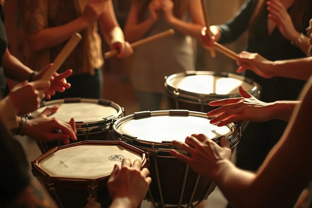 Percussão e marcação: o pulso das tradições